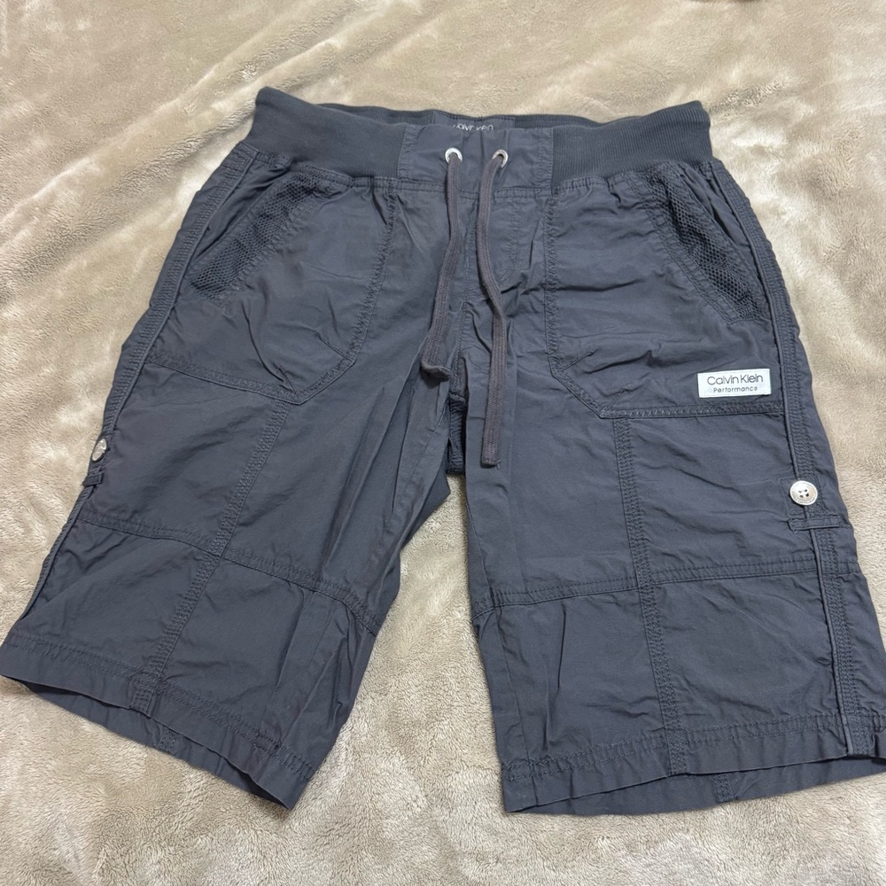 Calvin Klein Performance Gray Shorts - Picture 2 of 8